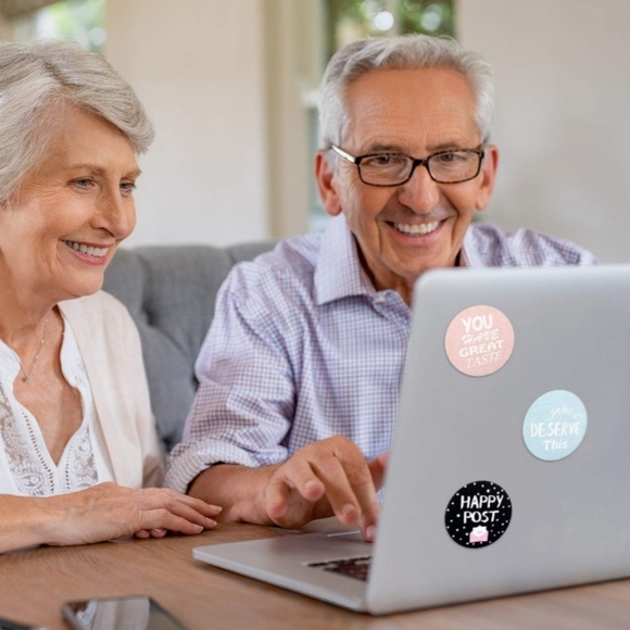 150 BUSINESS STICKERS - Thank You, Motivational, Mail, etc. 1.5" - Picture 6 of 6